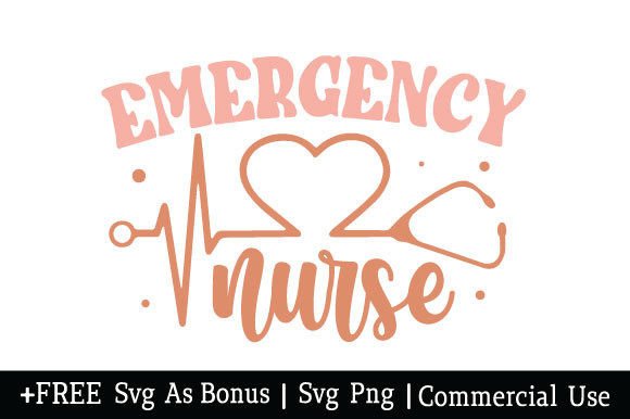 Emergency Nurse Svg: Graphics for Crafts