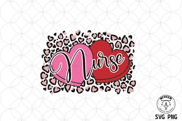 Leopard Heart Nurse SVG: Graphics for Crafts