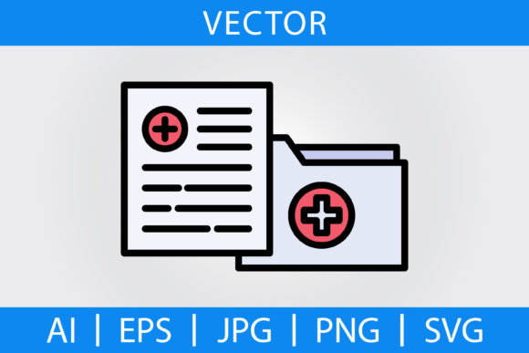 Medical Folder Icon: Graphics & Icons Review