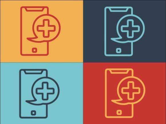 Medical Phone Consultation Graphics & Logos Review