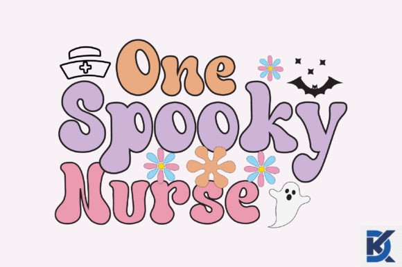 One Spooky Nurse SVG: Retro Graphics for Crafts