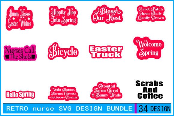 Retro Nurse SVG: Graphics for Crafts & Blogs