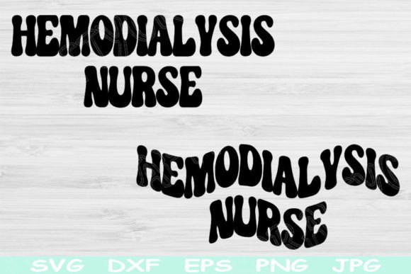 Reviewing the Hemodialysis Nurse SVG for Embroidery